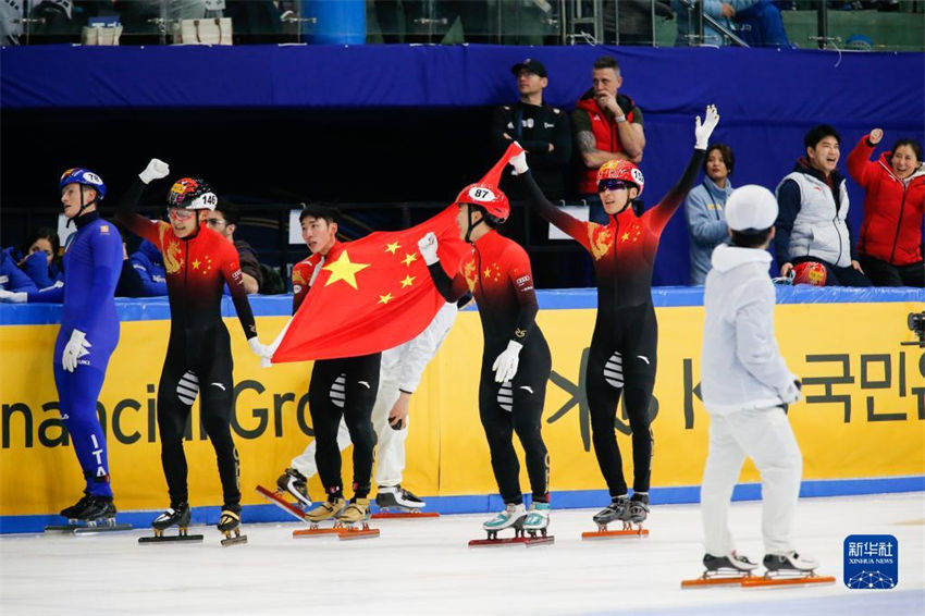 China ganhou 1 ouro e 1 prata no Campeonato Mundial de Patina??o de Velocidade em Pista Curta de 2023