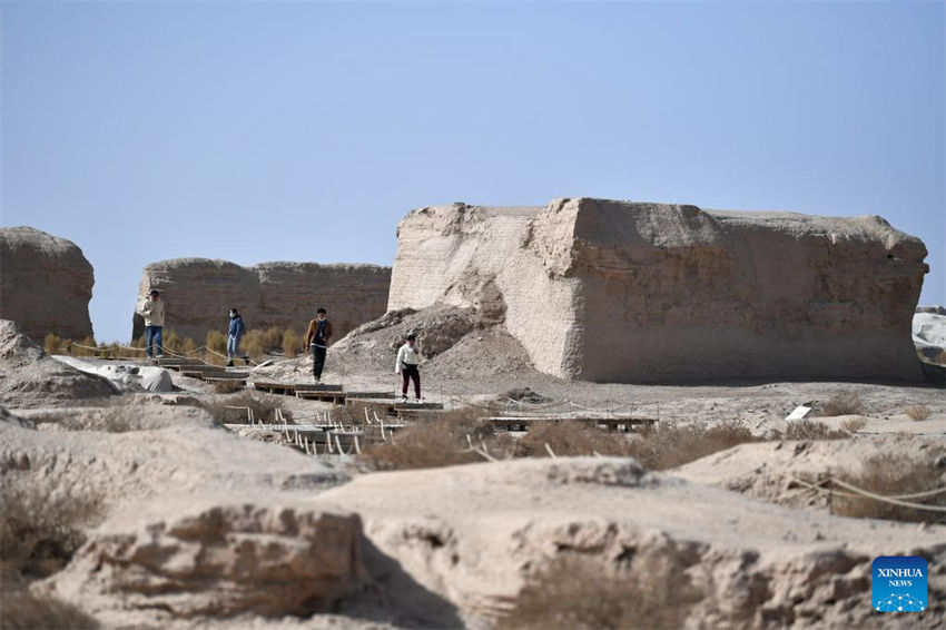 Galeria: ruínas da cidade de Suoyang em Gansu