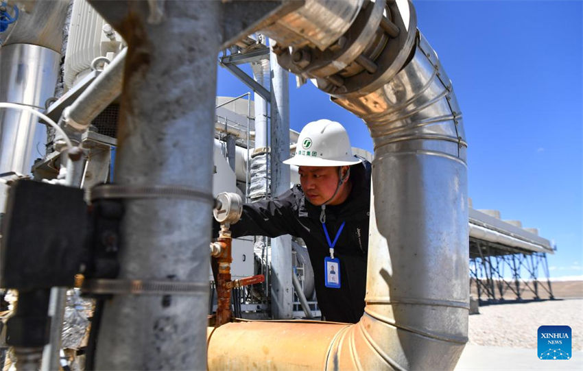 Esta??o de energia geotérmica de maior altitude da China melhora capacidade de gera??o de eletricidade