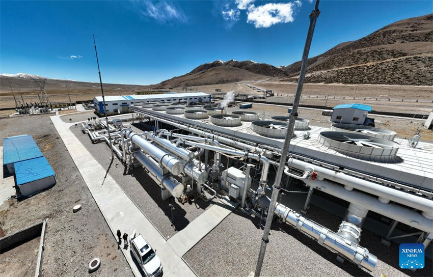 Esta??o de energia geotérmica de maior altitude da China melhora capacidade de gera??o de eletricidade