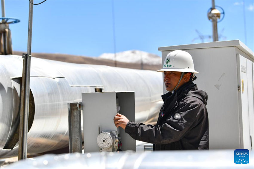 Esta??o de energia geotérmica de maior altitude da China melhora capacidade de gera??o de eletricidade