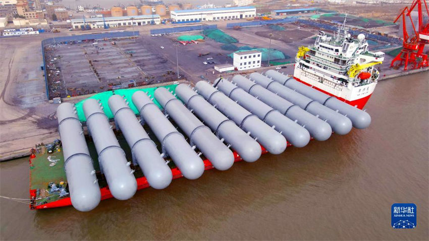 Tanques de armazenamento de gás natural liquefeito do leste da China enviados para áfrica