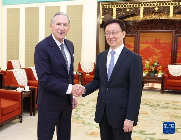 Vice-presidente chinês se reúne com fundador da Funda??o Família Schultz