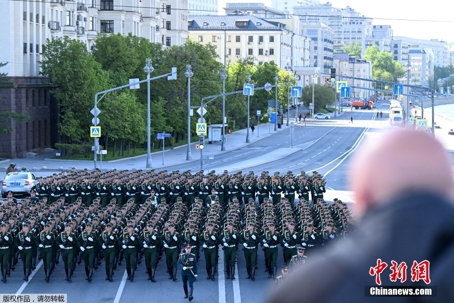 Rússia realiza ensaio para marcar 78o aniversário da vitória na Grande Guerra Patriótica