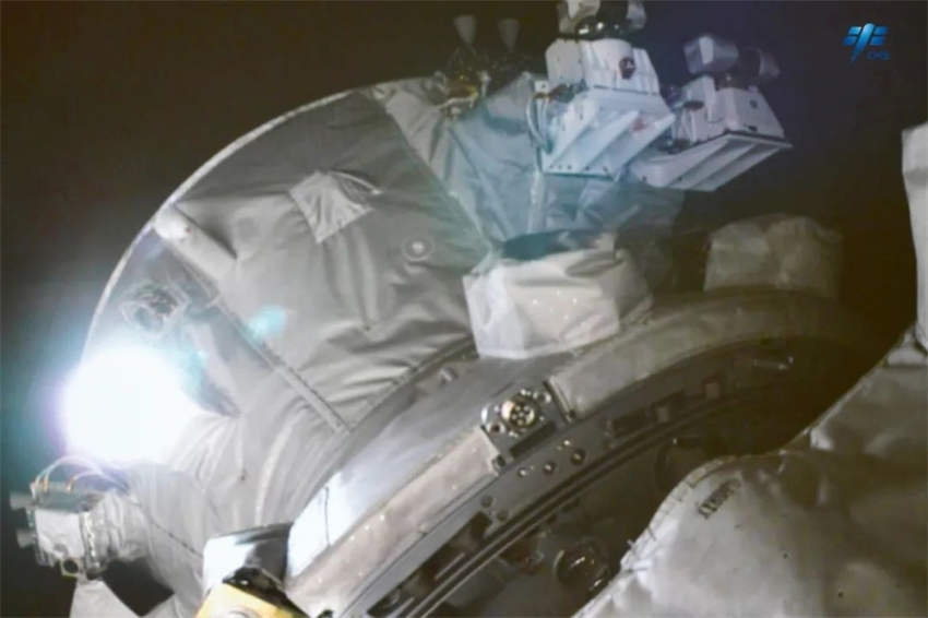 Espa?onave de carga Tianzhou-6 da China acopla à combina??o de esta??o espacial