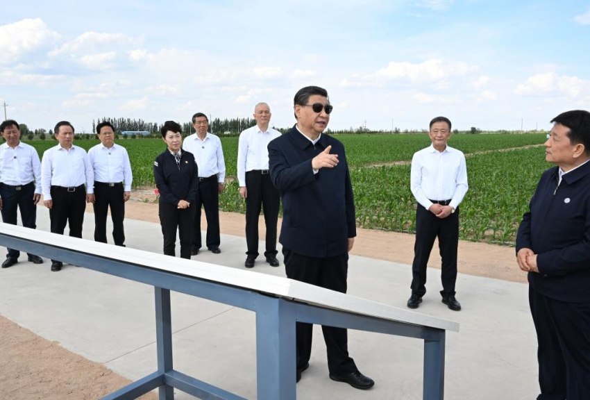 Xi Jinping pede esfor?os sustentados para controlar a desertifica??o