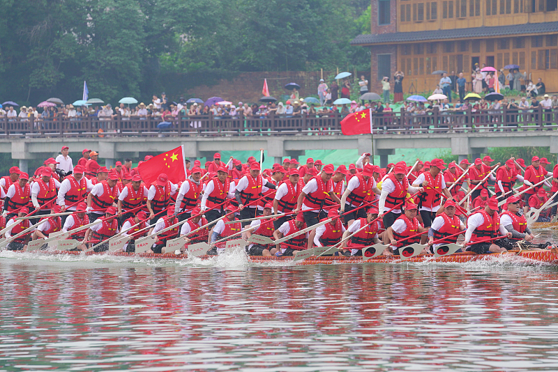 Hunan: Yiyang prepara corridas de barco-drag?o de dupla fila de 100 metros