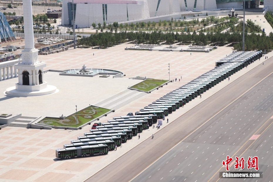 Veículos de novas energias de fabrico chinês entregues ao Cazaquist?o