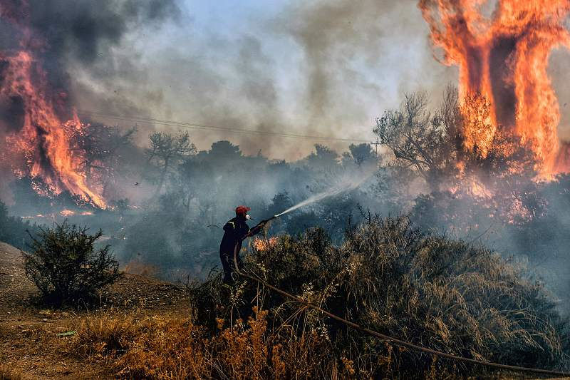 Grécia: incêndios florestais obrigam milhares de pessoas a evacuar