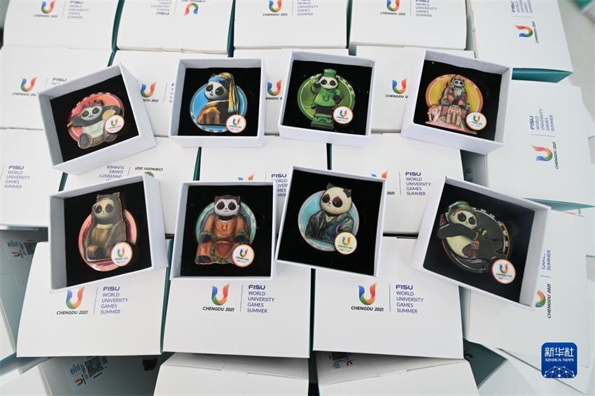 Universíade de Chengdu: souvenirs de pandas s?o muito procurados