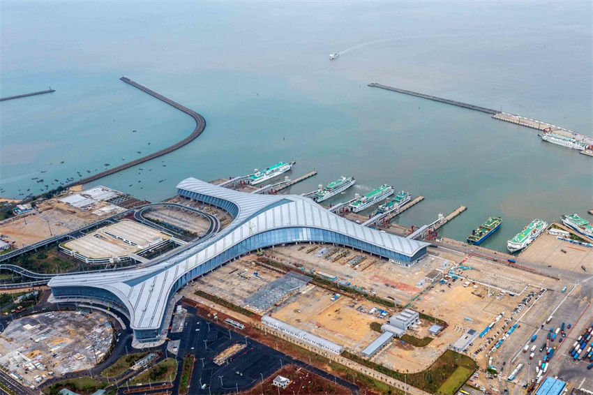 Projeto do centro de transporte abrangente de Haikou avan?a ordenadamente