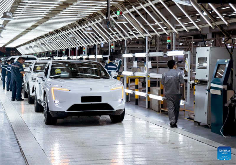 Linhas de produ??o da indústria de veículos de novas energias operam a todo vapor em Chongqing