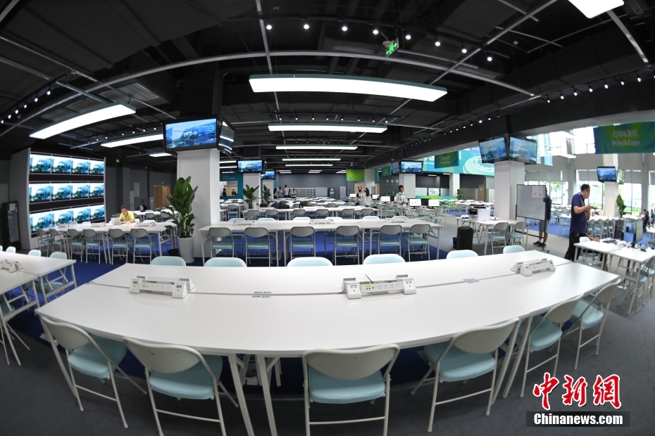 Centro de imprensa da Universíade de Chengdu inicia opera??o oficial