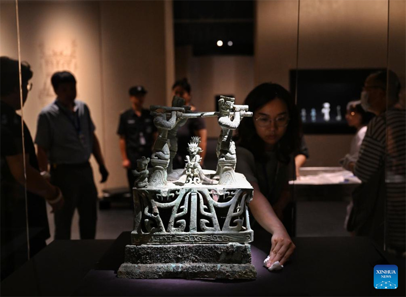 Novo edifício do Museu de Sanxingdui inicia período de opera??o experimental em Sichuan