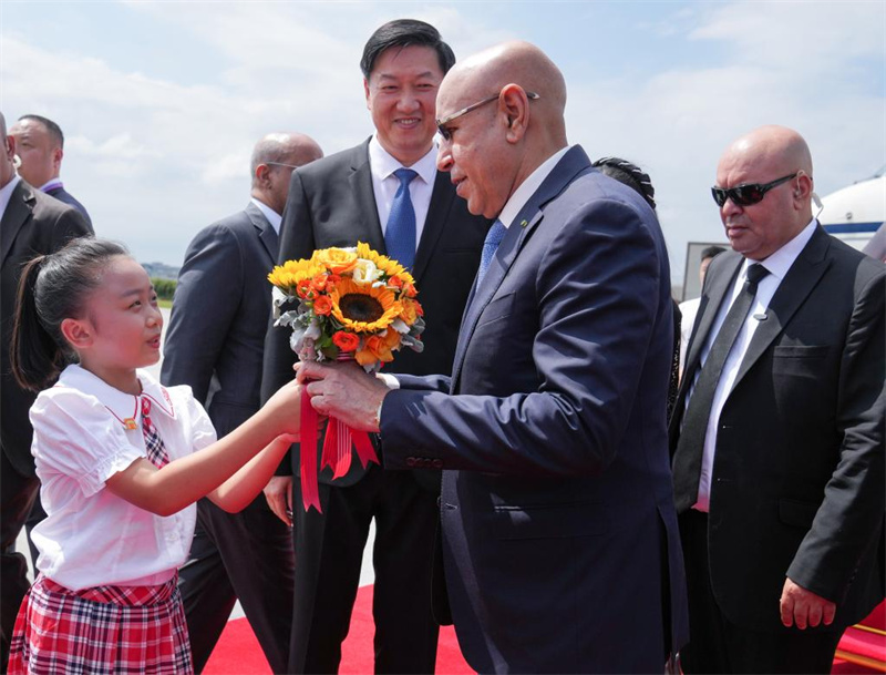 (Universíade de Chengdu) Presidente da Mauritania chega a Chengdu para Jogos Mundiais Universitários da FISU