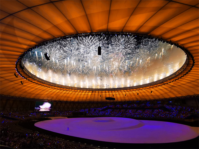 Cerim?nia inaugural da 31a Universíade de Ver?o realizada em Chengdu