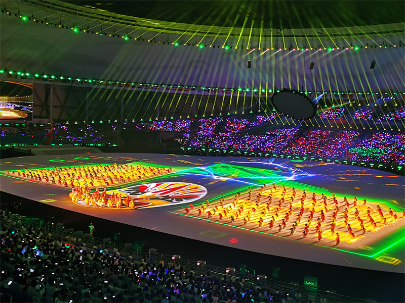 Cerim?nia inaugural da 31a Universíade de Ver?o realizada em Chengdu