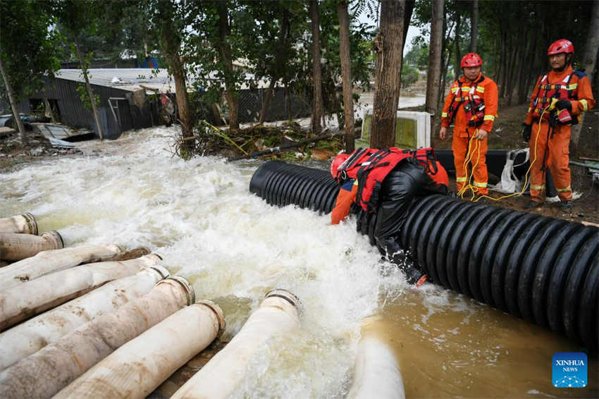 Regi?es atingidas por inunda??es no norte da China acelem reloca??o pós-desastre