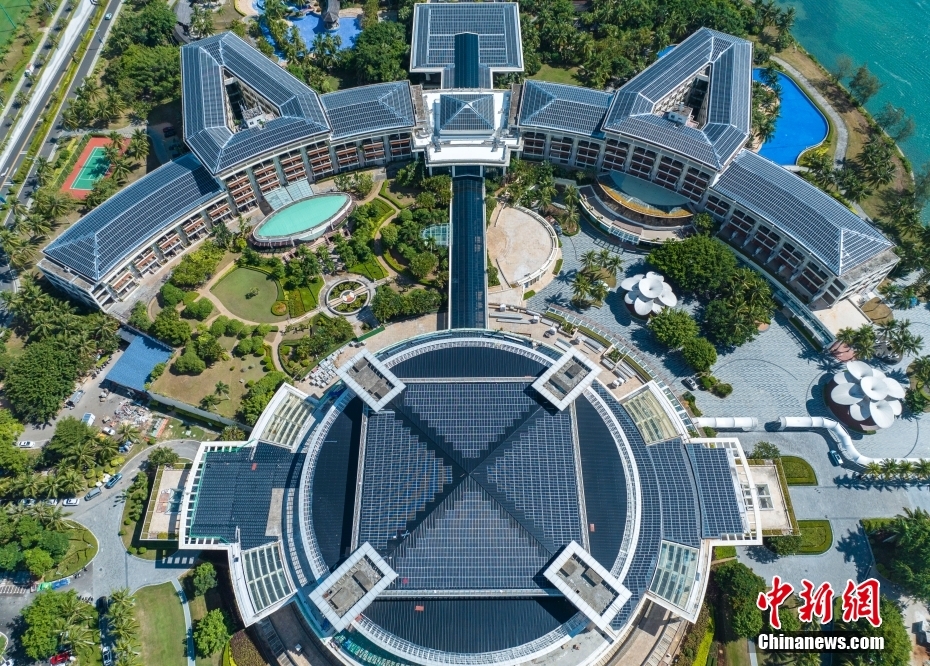 Centro de Imprensa de Boao em Hainan torna-se primeira zona de demonstra??o de carbono zero nacional