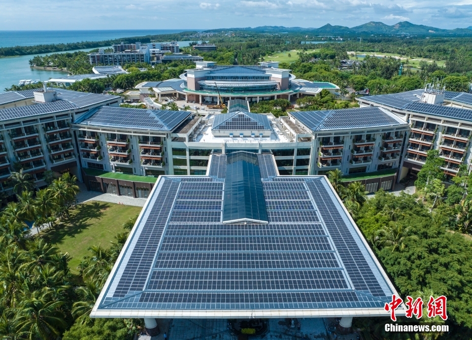 Centro de Imprensa de Boao em Hainan torna-se primeira zona de demonstra??o de carbono zero nacional