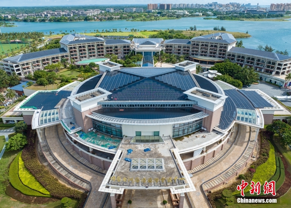 Centro de Imprensa de Boao em Hainan torna-se primeira zona de demonstra??o de carbono zero nacional