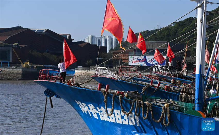 Zhoushan dá início à temporada de pesca