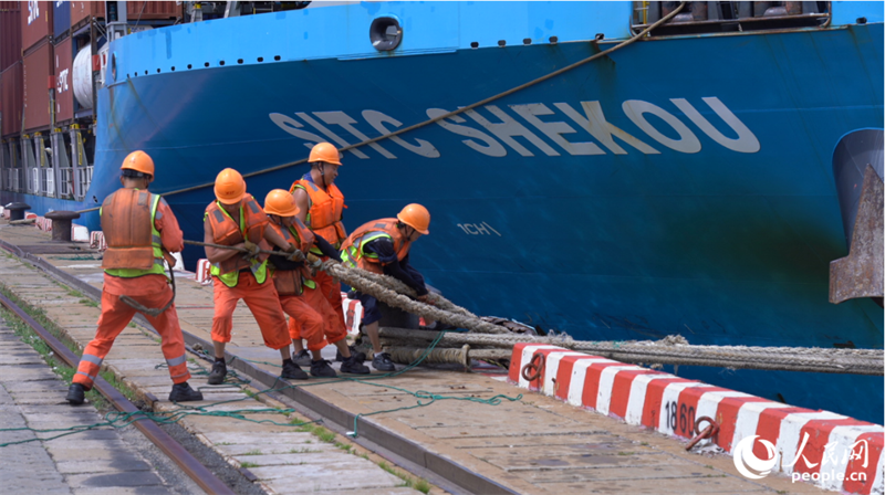 Transporte marítimo da Rota da Seda encurta transporte de comércio eletr?nico transfronteiri?o para dois dias
