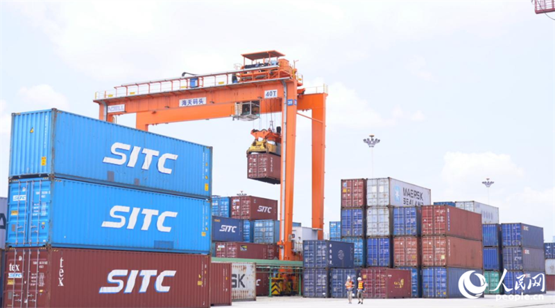 Transporte marítimo da Rota da Seda encurta transporte de comércio eletr?nico transfronteiri?o para dois dias