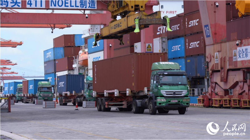 Transporte marítimo da Rota da Seda encurta transporte de comércio eletr?nico transfronteiri?o para dois dias