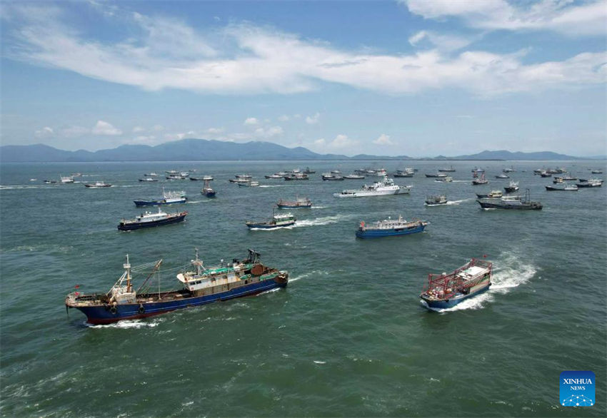 Temporada de pesca no Mar do Sul arranca em diferentes regi?es da China