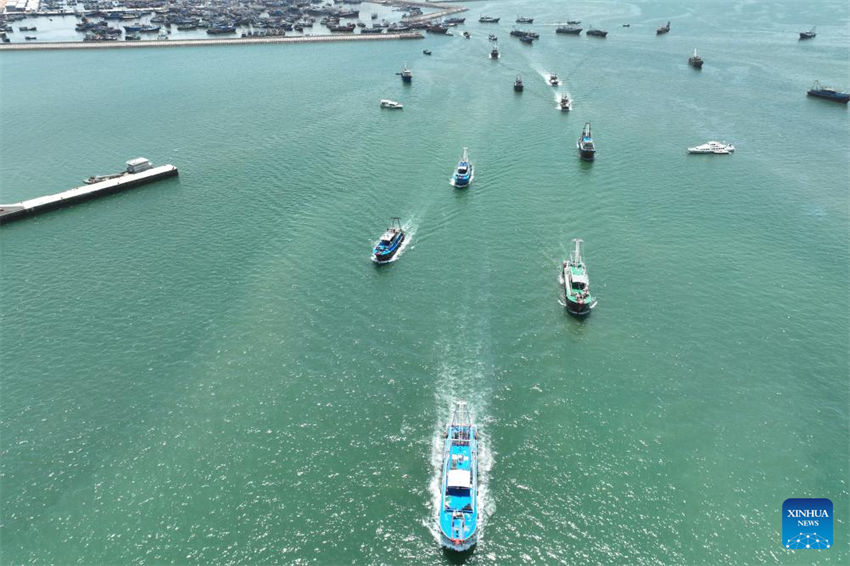 Temporada de pesca no Mar do Sul arranca em diferentes regi?es da China