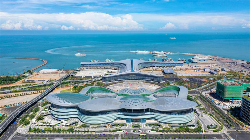 Constru??o do terminal rodoviário de transporte entra na fase final em Haikou