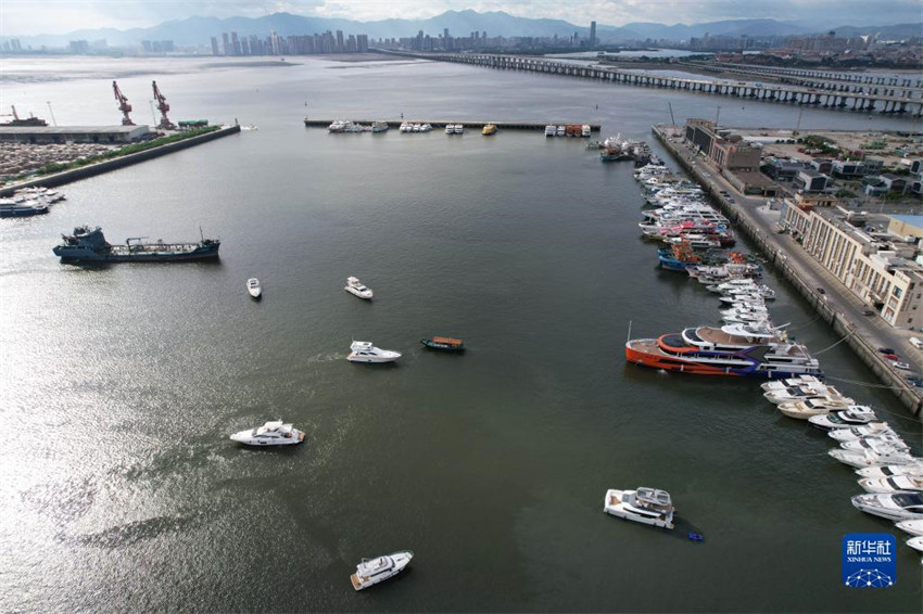 Província chinesa de Fujian emite alerta laranja após aproxima??o do tuf?o Saola