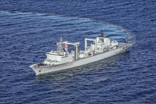 45a frota naval chinesa parte para miss?o de escolta no Golfo de áden