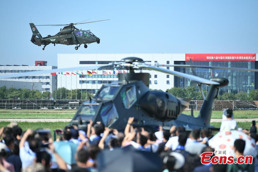 6a Exposi??o de Helicópteros da China inaugurada em Tianjin