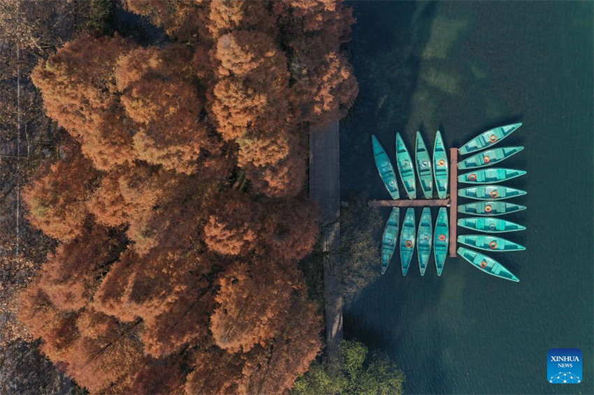 Vistas aéreas de Hangzhou, cidade-sede dos 19o Jogos Asiáticos