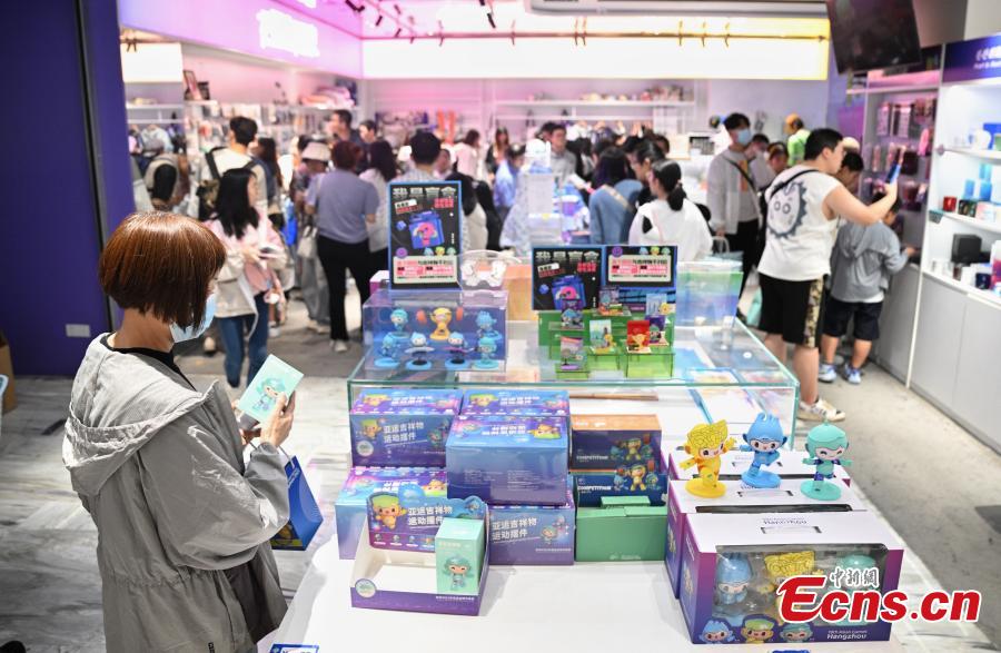 Boom de vendas das lembran?as dos Jogos Asiáticos ocorre em Hangzhou