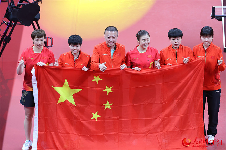 Equipe feminina de tênis de mesa da China conquista quinto título consecutivo nos Jogos Asiáticos