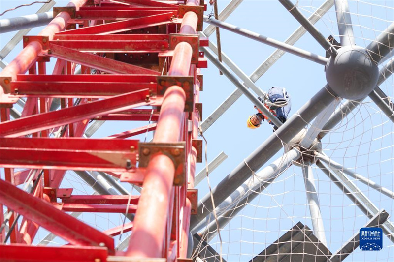 Esta??o de Yichun West: concluída estrutura principal da esta??o ferroviária de alta velocidade mais a norte da China