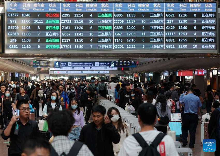 China registra aumento das viagens durante o feriad?o