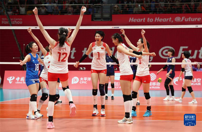 China vence medalha de ouro no v?lei feminino dos Jogos Asiáticos de Hangzhou