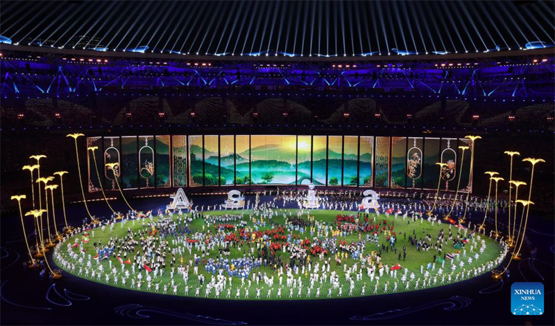 Destaques da cerim?nia de encerramento dos 19o Jogos Asiáticos