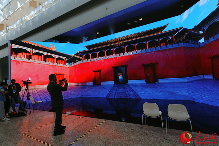 Centro de Imprensa do terceiro Fórum Cintur?o e Rota para Coopera??o Internacional é inaugurado