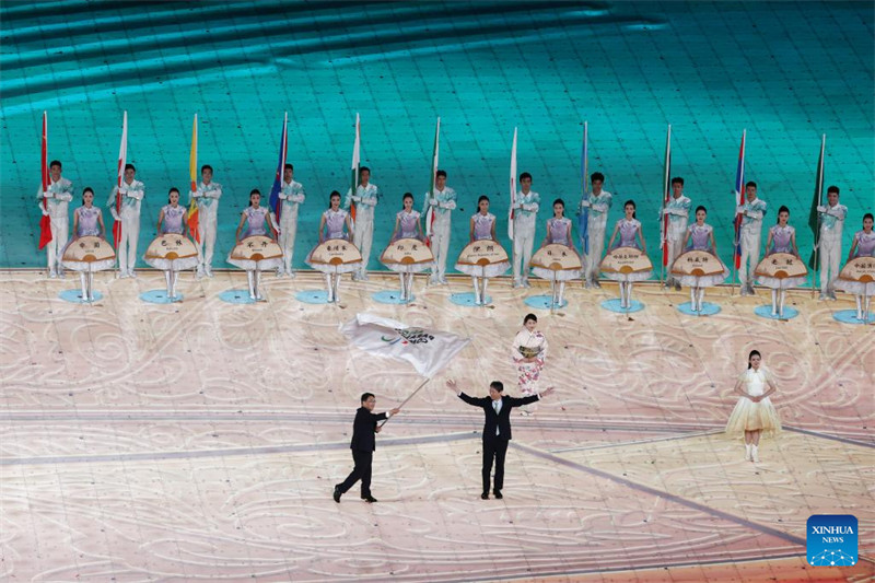 Cerim?nia de encerramento dos 4o Jogos Para-Asiáticos é realizada em Hangzhou, leste da China