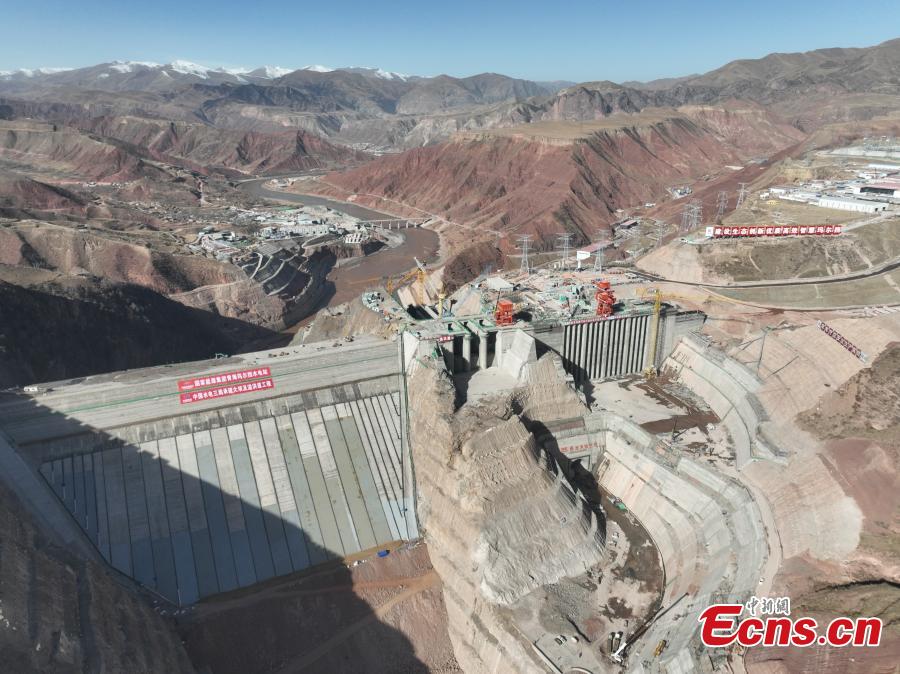 Galeria: esta??o hidrelétrica de Maerdang encerrada para armazenamento de água