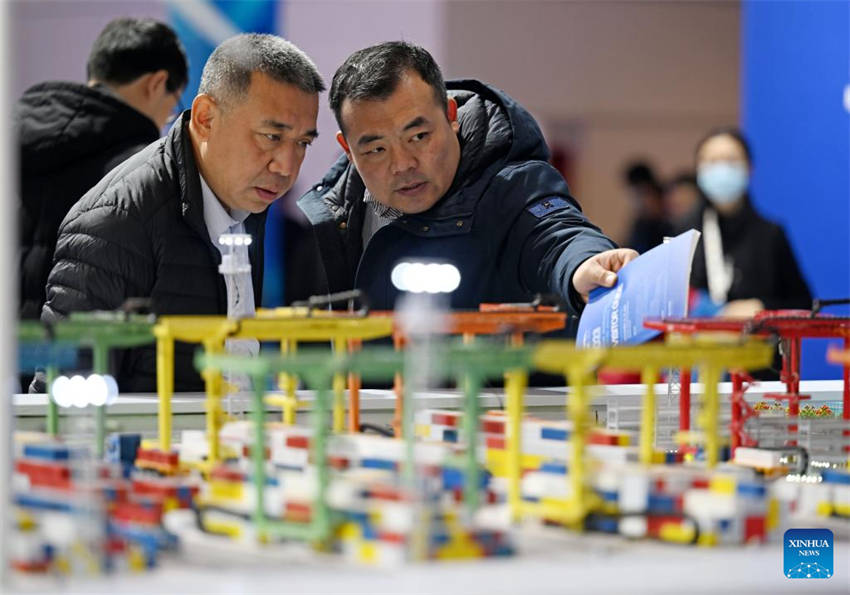 Expo Internacional da Indústria de Navega??o é inaugurada no norte da China