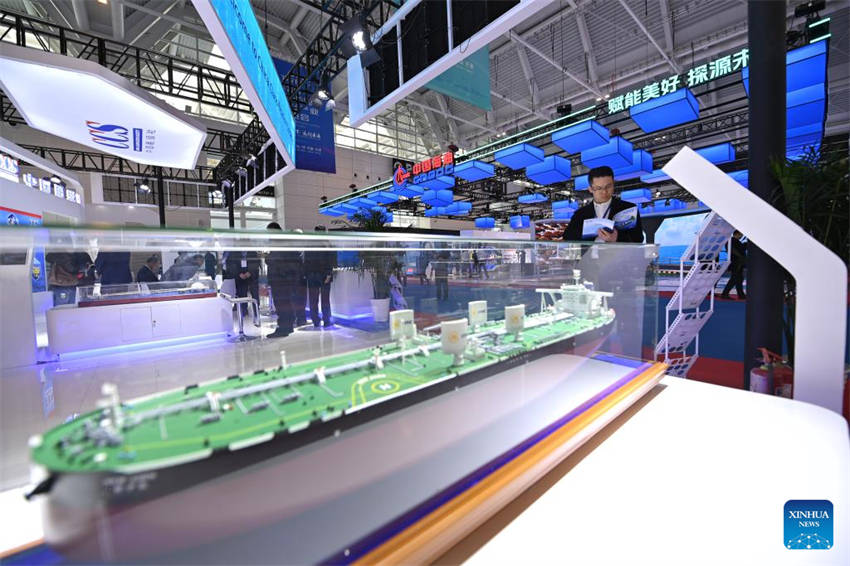 Expo Internacional da Indústria de Navega??o é inaugurada no norte da China