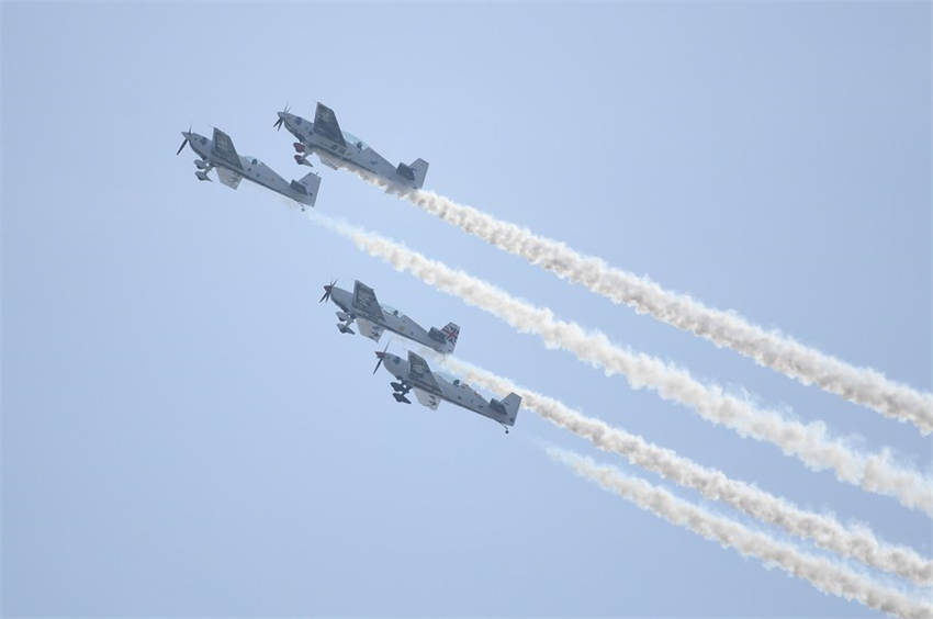 Show Aéreo ásia 2023 come?a em Zhuhai, sul da China