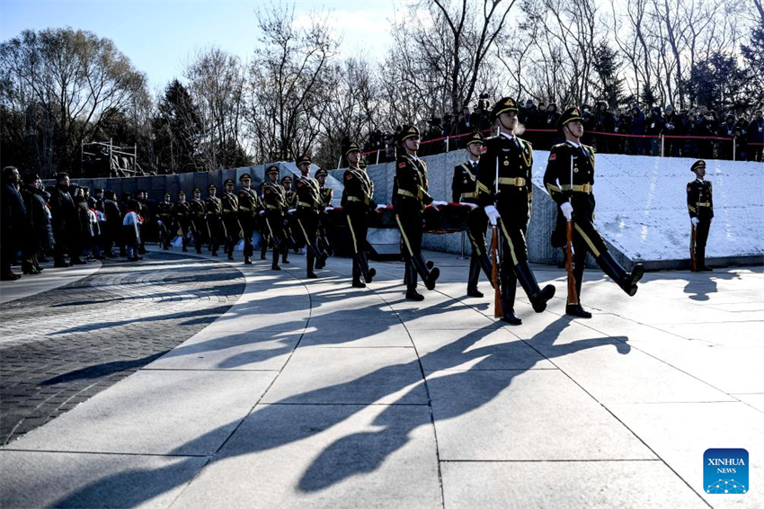 S?o enterrados em Shenyang restos mortais de soldados dos Voluntários do Povo Chinês retornados da República da Coreia