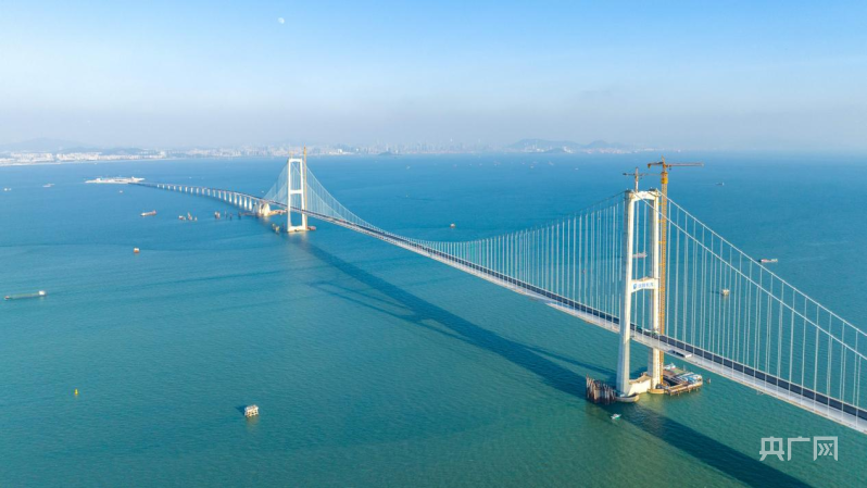 Concluída constru??o da linha principal da ponte Shenzhen-Zhongshan